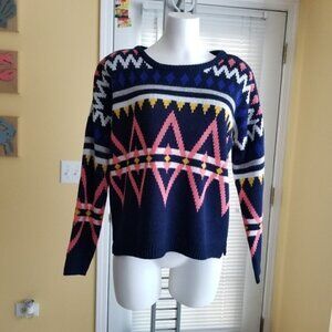 Pink Rose Christmas Sweater (M)